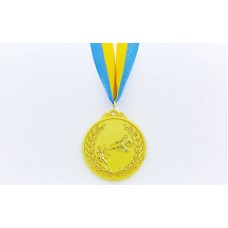 Медаль спортивна зі стрічкою PlayGame Карате, код: C-7026