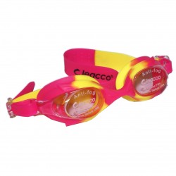 Окуляри для плавання дитячі Leacco SG700 рожево-жовтий, код: 20050-SNS