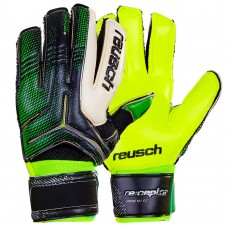 Рукавички воротарські із захистом пальців Reusch розмір 8, зелений-чорний, код: FB-869_8GBK