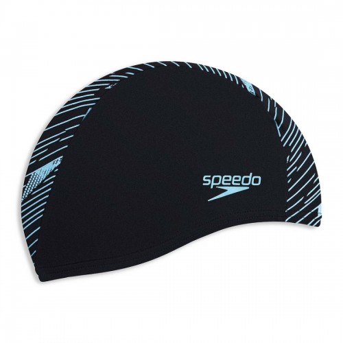 Шапка для плавання Speedo Boom Ultra Pace Cap, чорний-синій, код: 5059937568348