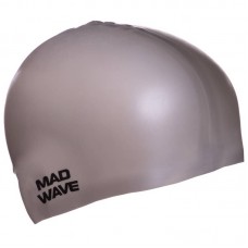 Шапочка для плавання силіконова збільшеного об'єму MadWave Intensive Big сірий, код: M053112_GR Шапочка для плавання силіконова збільшеного об'єму MadWave Intensive Big сірий, код: M053112_GR