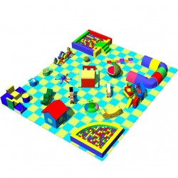 Дитяча ігрова зона Tia-Sport 100 кв.м, код: sm-0409 Дитяча ігрова зона Tia-Sport 100 кв.м, код: sm-0409
