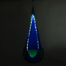 Гамак Гніздо Tia-Sport сенсорний з підсвіткою 640х1800 мм, синій-зелений, код: sm-1256