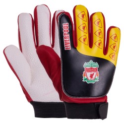 Рукавички воротарські юніорські PlayGame Liverpool червоний-жовтий, розмір 8, код: FB-0028-06_8-S52