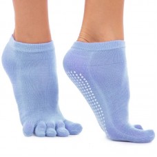 Шкарпетки для йоги з закритими пальцями FitGo, блакитний, код: FI-4945_N