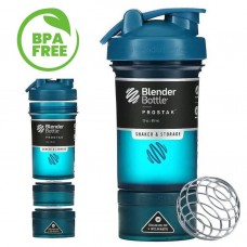 Шейкер спортивний BlenderBottle ProStak 22oz/650ml з 2-ма контейнерами Navy, код: PS 22oz Navy-PP