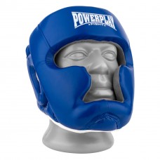 Боксерський шолом тренувальний PowerPlay + Amara S синьо-білий, код: PP_3068_S_Blue/White