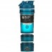 Шейкер спортивний BlenderBottle ProStak 22oz/650ml з 2-ма контейнерами Navy, код: PS 22oz Navy-PP