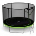 Батут Neo-Sport NS-08Z231 з зовнішньою сіткою 8 футів 252 см, чорно-зелений, код: DM-NS-08Z231-IN