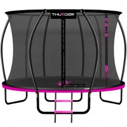 Батут Thunder Inside Ultra 12FT (3740 мм), рожевий, код: Inside-Ultra-12FT-PINK-IN