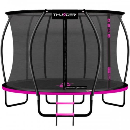 Батут Thunder Inside Ultra 12FT (3740 мм), рожевий, код: Inside-Ultra-12FT-PINK-IN