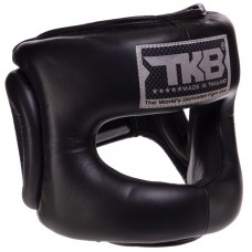 Шолом боксерський з бампером шкіряним Top King Pro Training S чорний, код: TKHGPT-OC_SBK-S52