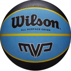 М'яч баскетбольний Wilson MVP 295, розмір 7, чорний-синій, код: 887768756703