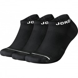 Баскетбольні шкарпетки короткі Jordan Jumpman Dri-Fit No-Show 3PPK M, 3 пари, чорний, код: 2024012200188