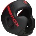 Боксерський шолом RDX F6 Kara Matte Red XL, код: HGR-F6MR-XL