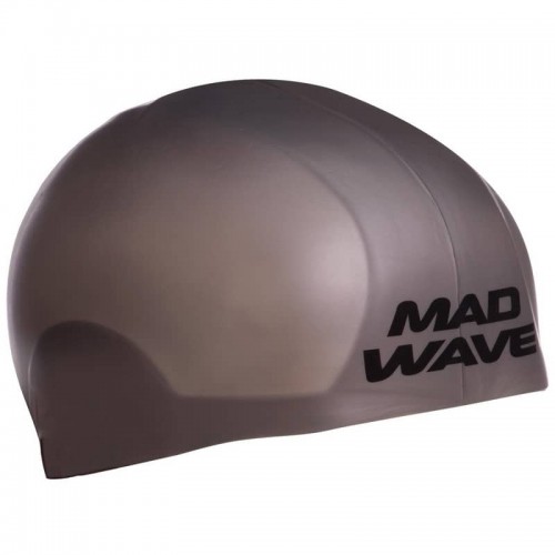 Шапочка для плавання силіконова стартова MadWave R-CAP Fina Approved L, сірий, код: M053115_GR