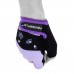Рукавички для фітнесу PowerPlay жіночі M чорно-фіолетові, код: PP_3492_M_Purple