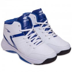 Кросівки для баскетболу Jdan розмір 43 (27,5см), білий-синій, код: OB-127-2_43WBL