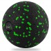 Масажний м"яч PowerPlay Epp Massage Ball 80 мм, чорний-зелений, код: PP-4350_Green_d8 Масажний м"яч PowerPlay Epp Massage Ball 80 мм, чорний-зелений, код: PP-4350_Green_d8