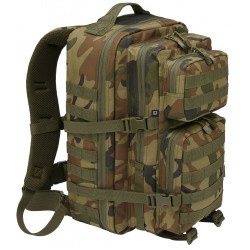 Рюкзак тактичний Brandit-Wea US Cooper Large 40л, 500х300х320 мм, камуфляж Woodland, код: 8008-10-OS