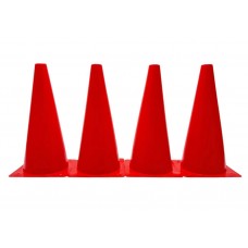 Конуси-фішки спортивні EasyFit 32 см (набір з 4 штук) червоні, код: EF-1679-4R-EF Конуси-фішки спортивні EasyFit 32 см (набір з 4 штук) червоні, код: EF-1679-4R-EF