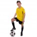 Форма футбольна дитяча PlayGame Lingo розмір 32, ріст 145-155, жовтий-чорний, код: LD-5012T_32YBK-S52