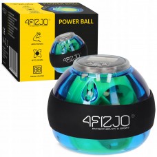 Тренажер для кисті та зап"ятстя 4Fizjo Power Ball гіроскопічний, синій-жовтий, код: P-5905973402224