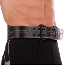Пояс атлетичний шкіряний Velo XL чорний, код: VL-8179_XL Пояс атлетичний шкіряний Velo XL чорний, код: VL-8179_XL