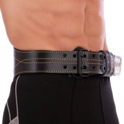 Пояс атлетичний шкіряний Velo XL чорний, код: VL-8179_XL