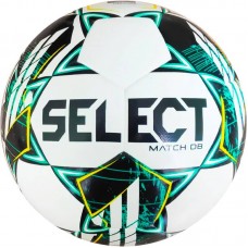 М"яч футбольний Select Match DB v23 №5, біло-зелений, код: 5703543315338