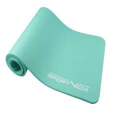 Килимок для йоги та фітнесу SportVida NBR Mint 1 см, код: SV-HK0067