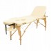 Масажний стіл складний 4Fizjo Massage Table+ Wood 2130х600х550-760 мм, бежевий, код: P-5907739318367