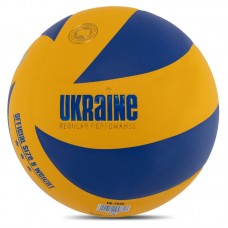 М"яч волейбольний PlayGame Ukraine №5 клеєний, жовтий-синій, код: VB-7500_YBL