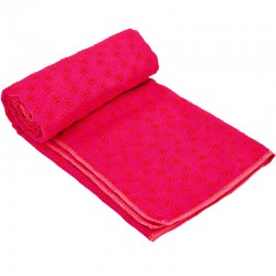 Йога рушник (килимок для йоги) FitGo 1830x630 мм, рожевий, код: FI-4938_P