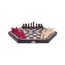 Шахи Madon Потрійні середні 350x350 мм, коричневий-бежевий, код: 2022110300229 Шахи Madon Потрійні середні 350x350 мм, коричневий-бежевий, код: 2022110300229