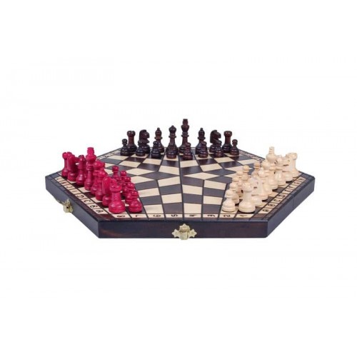 Шахи Madon Потрійні середні 350x350 мм, коричневий-бежевий, код: 2022110300229 Шахи Madon Потрійні середні 350x350 мм, коричневий-бежевий, код: 2022110300229