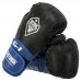 Боксерські рукавиці Fistrage 14 унцій, чорний-синій, код: VL-7799_14BKBL