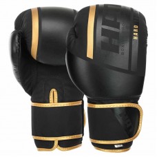 Боксерські рукавиці Hard Touch 12 унцій, чорний-золотий, код: BO-4250_12BKGO