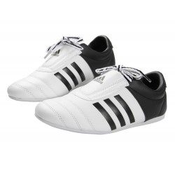 Степи для тхеквондо Adidas Adi-Kick II, розмір 42 UK 9 (27,5 см), чорний-білі, код: 15541-890