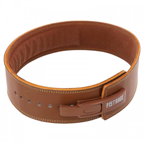 Пояс для пауерліфтингу з шкіряним карабіном Fistrage L, ширина-15см, коричневий, код: VL-4395_LBR Пояс для пауерліфтингу з шкіряним карабіном Fistrage L, ширина-15см, коричневий, код: VL-4395_LBR