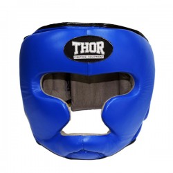 Шолом для боксу Thor M шкіра, синій, код: 705 (Leather) BLUE M