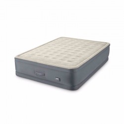 Двоспальне надувне ліжко Intex PremAire II + Вбудований електронасос 220В, USB та регулятором жорсткості, 1520x2030x460 мм, код: 64926-IB