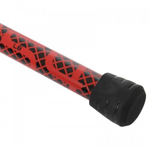 Палиця гімнастична (бодібар) 3-х секційна Bar Zelart 7кг, чорний-червоний, код: FI-9994-7-S52