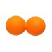 Масажний м"ячик EasyFit TPR подвійний 12х6 см помаранчевий, код: EF-2175-OR-EF
