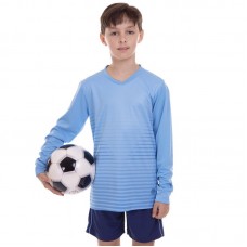 Форма футбольна дитяча PlayGame, розмір 26, ріст 130, блакитний-синій, код: CO-1908B-1_26NBL