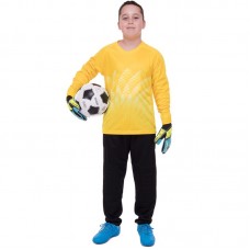 Форма воротаря дитяча PlayGame розмір 26, зріст 140-145, 10-11років, жовтий, код: CO-1002B_26Y