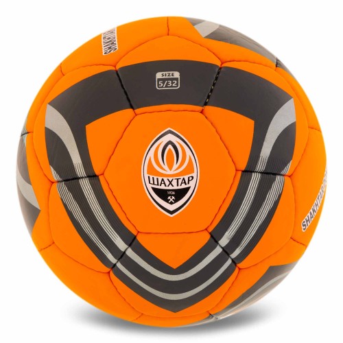 М"яч футбольний Ballonstar Шахтер-Донецьк №5 PU, помаранчевий-чорний, код: FB-5173-S52