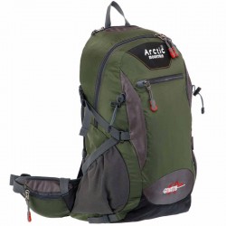 Рюкзак туристичний Deuter 30л з каркасною спинкою, оливковий, код: 8810-3_OL
