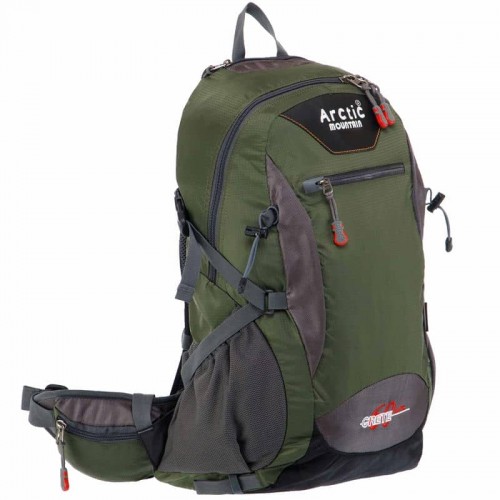 Рюкзак туристичний Deuter 30л з каркасною спинкою, оливковий, код: 8810-3_OL