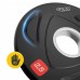 Диск олімпійський 4Fizjo металевий, прогумований 2x2.5 кг, чорний, код: P-5905973401265